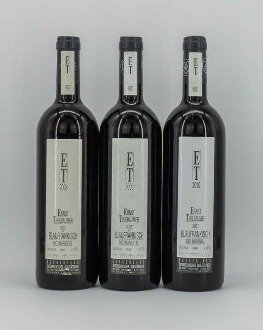 2008; 2009; 2010 Ernst Triebaumer Rust Blaufränkisch Ried Marienthal