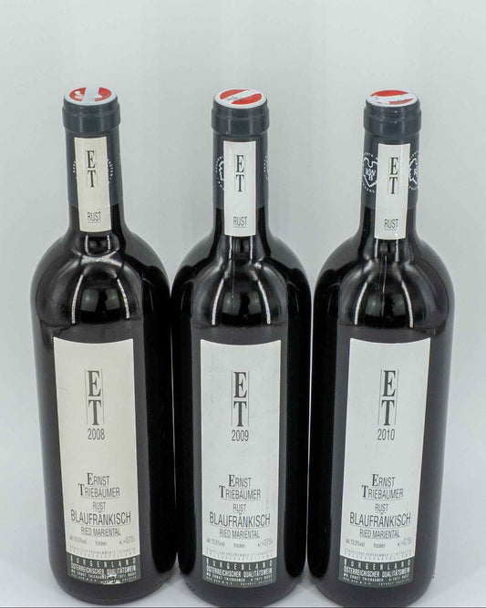 2008; 2009; 2010 Ernst Triebaumer Rust Blaufränkisch Ried Marienthal