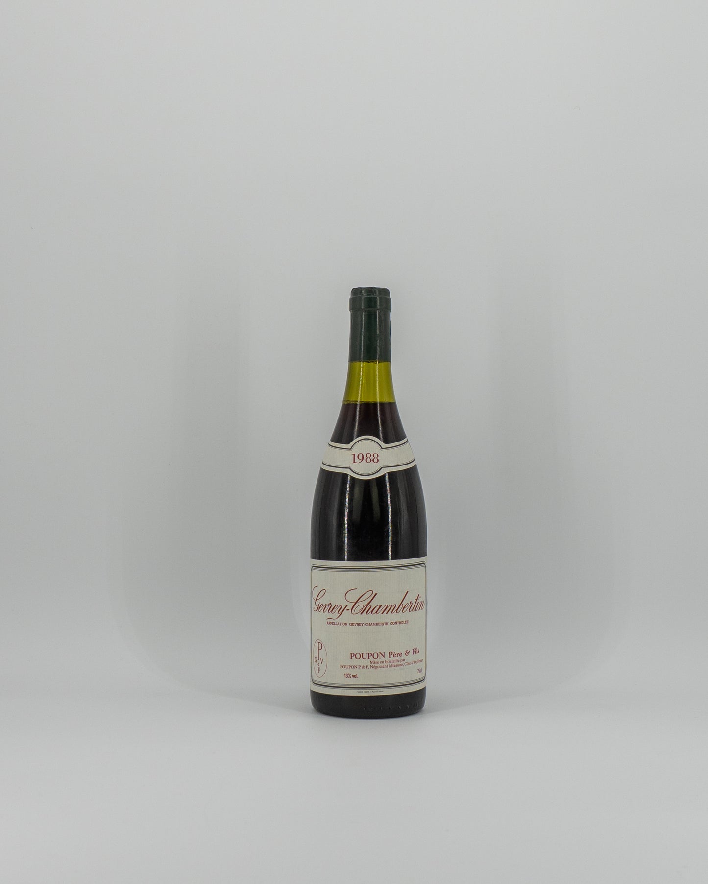 1988 Poupon Gevery Chambertin