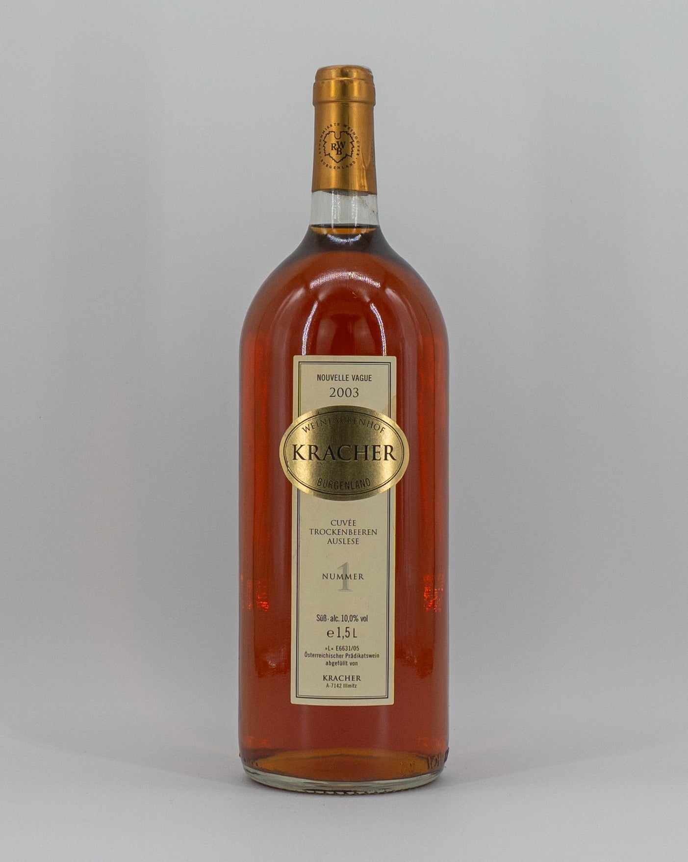 2003 Kracher Trockenbeerenauslese Grande Cuvee Nummer 1 | Creneaux-Wines