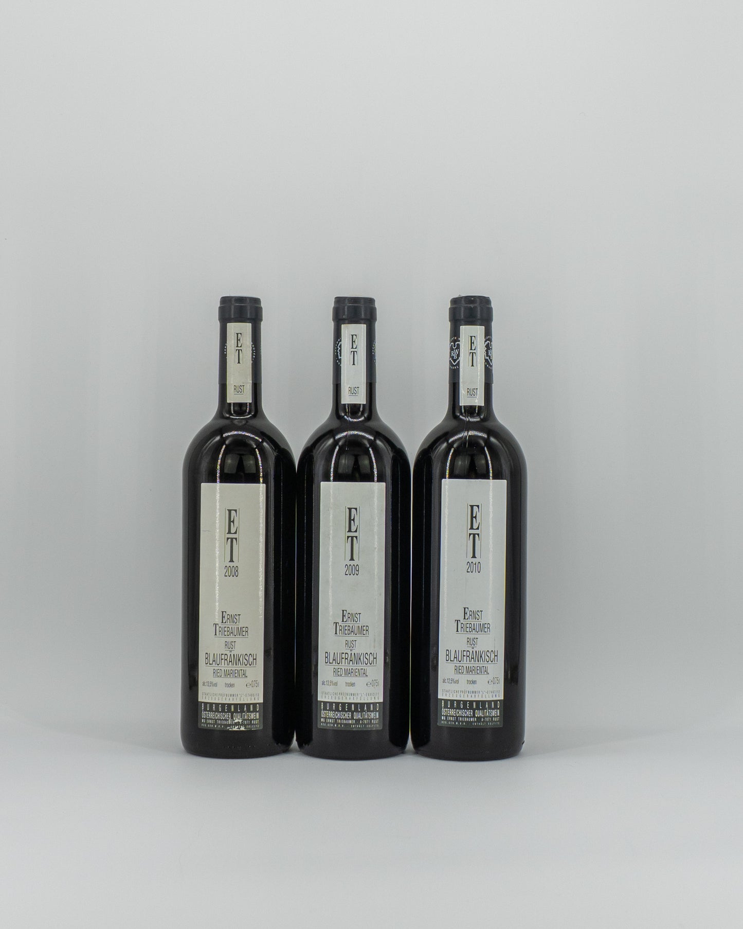 2008; 2009; 2010 Ernst Triebaumer Rust Blaufränkisch Ried Marienthal