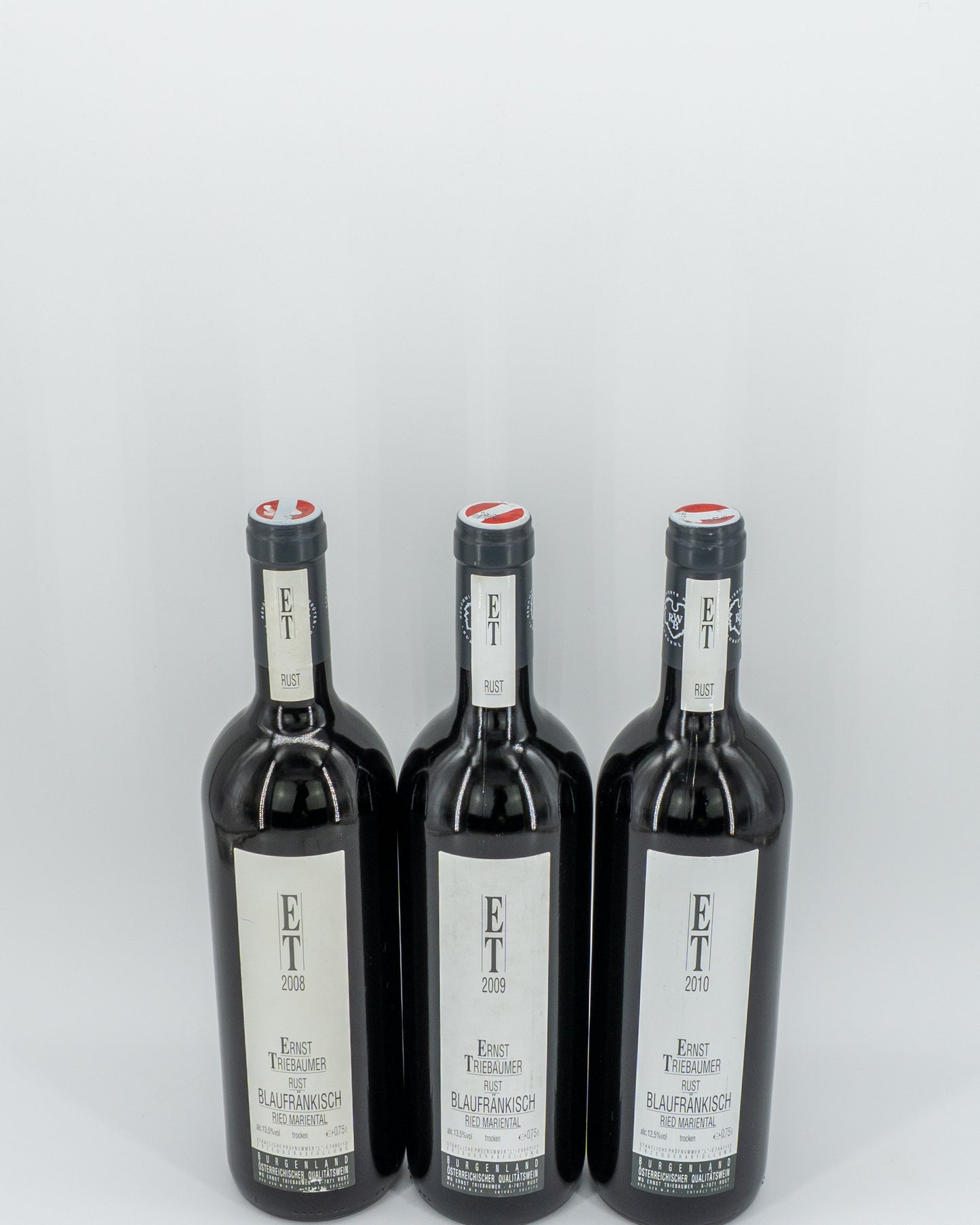 2008; 2009; 2010 Ernst Triebaumer Rust Blaufränkisch Ried Marienthal