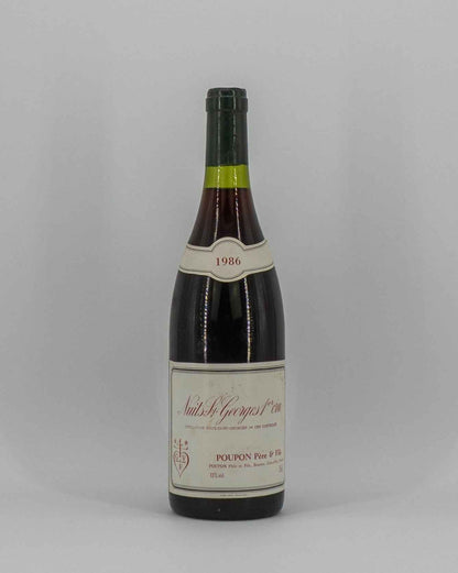 1986 Poupon Nuits Saint Georges 1er Cru